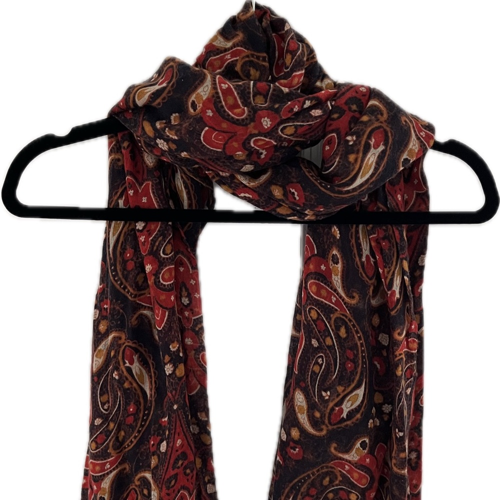 Brown & orange scarf